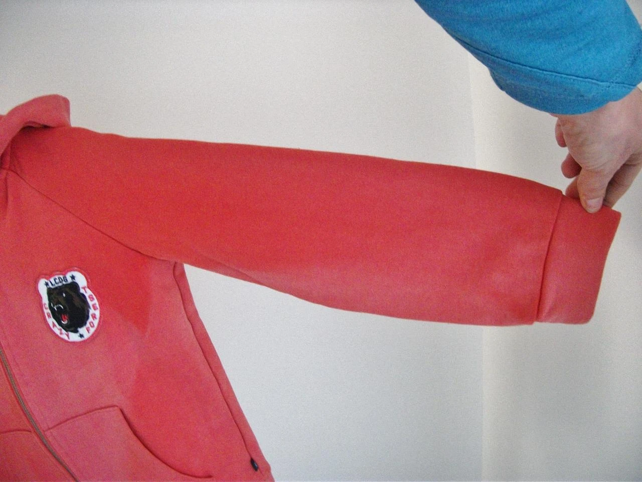 Capuchontrui met rits zalm La compagnie des Petits 6 jaar – photo 6